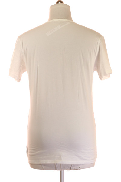 Jednoduché Pánské Tričko Bílé TOMMY HILFIGER Vel. XL