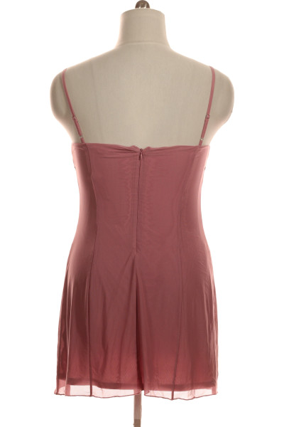  Šaty s Ramínky Růžové REVIEW Vel.  L