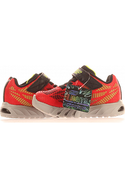 Dětské Boty Koženkový Červený SKECHERS Vel.  22 | SKECHERS | obrázek 5