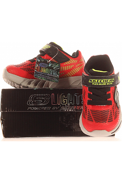 Dětské Boty Koženkový Červený SKECHERS Vel.  22 | SKECHERS | obrázek 6