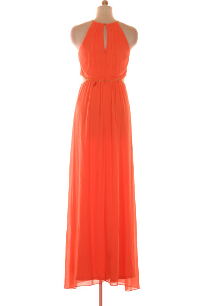 Šaty Oranžové Vel. 36