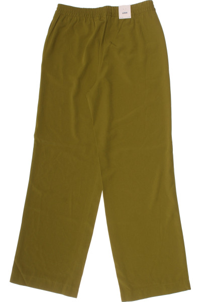 Dámské Rovné Kalhoty Polyesterové Zelené JJXX