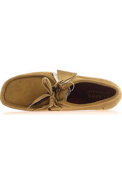 Dámské Polobotky Kožené Zelené Vel.  44 | Clarks | obrázek 2