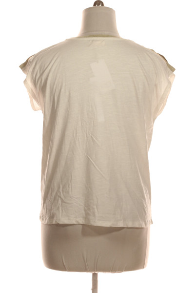 Jednoduché Dámské Tričko Bílé MILANO Vel. XL