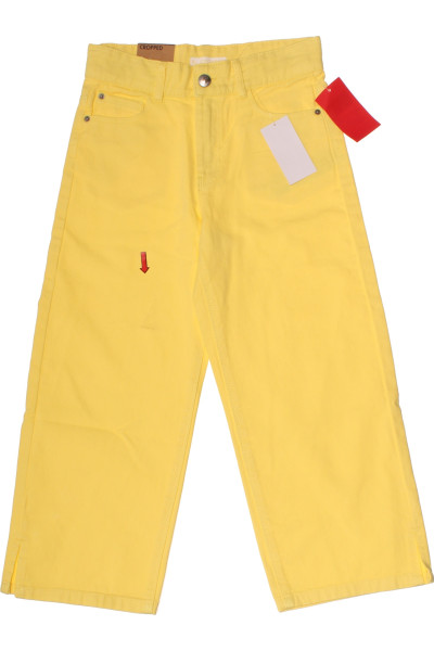 Dívčí Kalhoty Žlutá KIABI