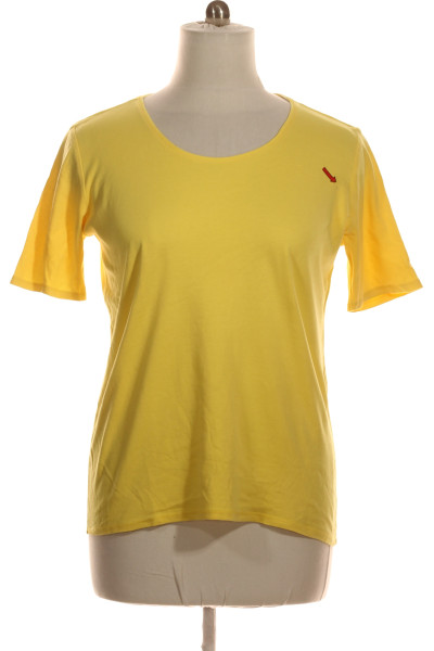 Jednoduché Dámské Tričko Žluté