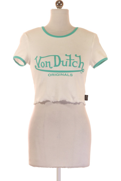 Dámské Tričko Bílý Von Dutch Vel. M