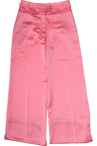 Dámské Kalhoty S Vysokým Sedem Růžové Hugo Boss Vel.  36