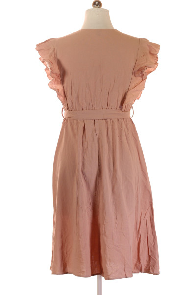 Páskové šaty Růžové Shein Vel. M