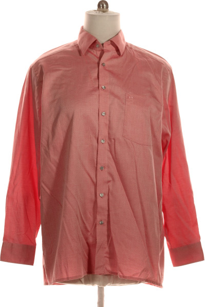 Pánská Košile Červená OLYMP Vel. 44