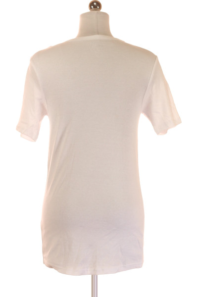 Jednoduché Dámské Tričko Chybí štítek Bílé Livergy