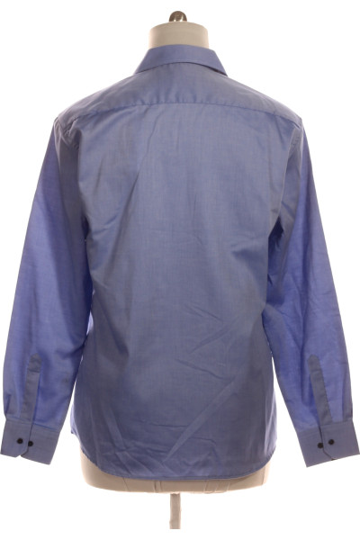 Pánská Košile Jednobarevná Modrá ETERNA Vel.  42