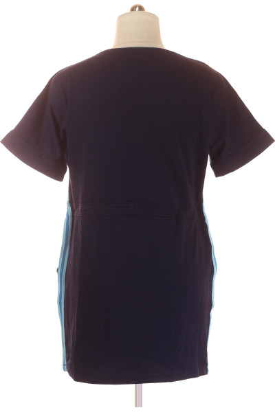 Tričkové  Šaty Modré Vel. L/XL