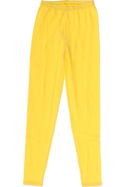 Dámské Kalhoty Žluté Vel. 38