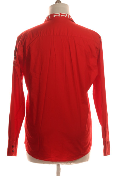 Vzorovaná Pánská Košile Červená Vel. XXL