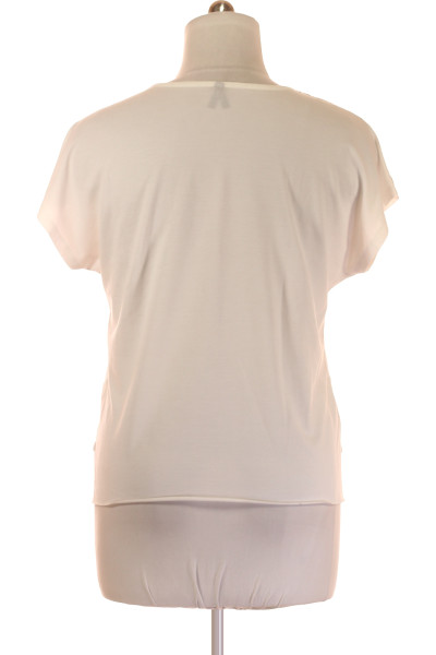 Jednoduché Dámské Tričko Bílé Vel. XL