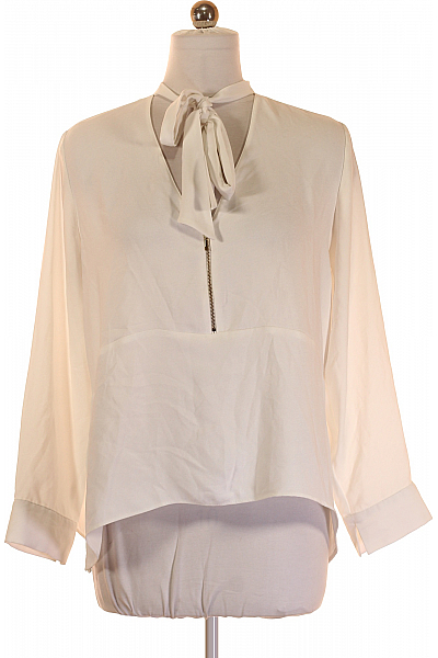 Společenská  Halenka Bílá ZARA Second Hand Vel. XL