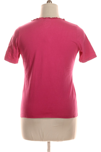 Jednoduché Dámské Tričko Růžové LAURA KENT Vel. 42