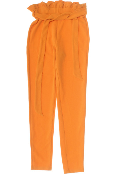 Dámské Kalhoty Oranžové Vel.  34