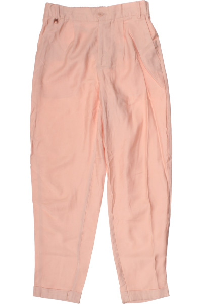 Dámské Chino Kalhoty Růžové Amisu Second Hand Vel. 36