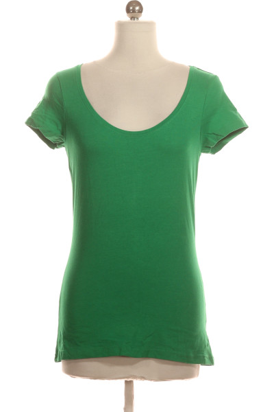 Jednoduché Dámské Tričko Zelené