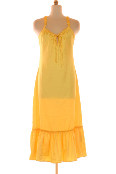 Letní  Šaty Žluté Vel. 36