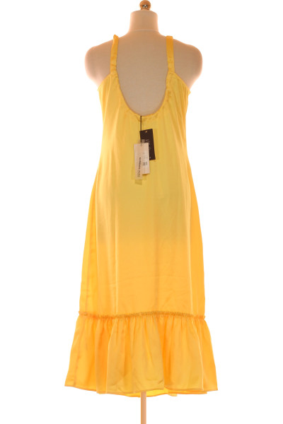 Letní  Šaty Žluté Vel. 36