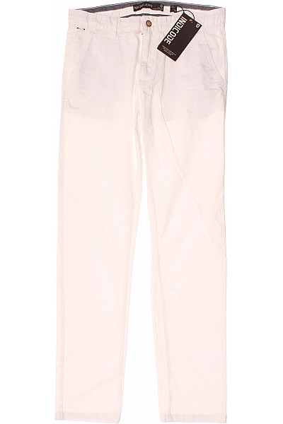 Pánské Chino Kalhoty Bílé INDICODE Vel. 32/32