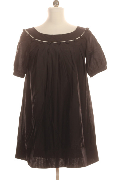 Šaty Hedvábné Černé Dranella Vel.  38