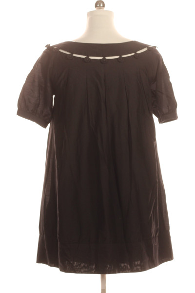 Šaty Hedvábné Černé Dranella Vel.  38
