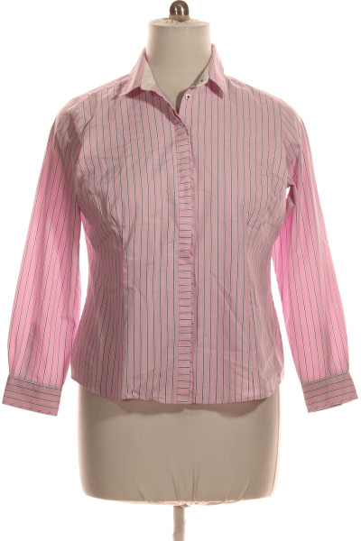 Vzorovaná Dámská Košile Růžová Vel.  46