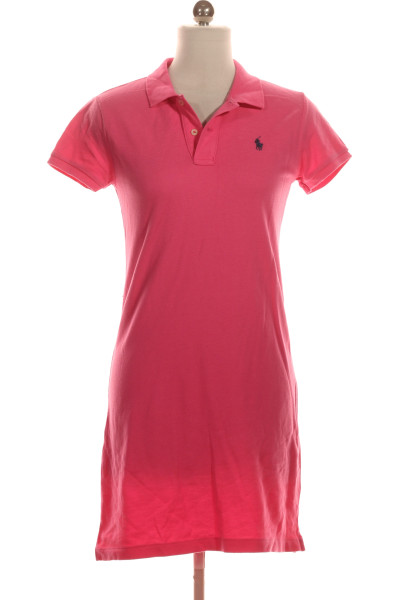 Košilové  Šaty Růžové Second Hand Vel. XS
