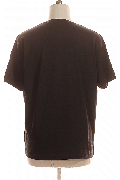 Jednoduché Pánské Tričko Černé Seidensticker Vel. XL