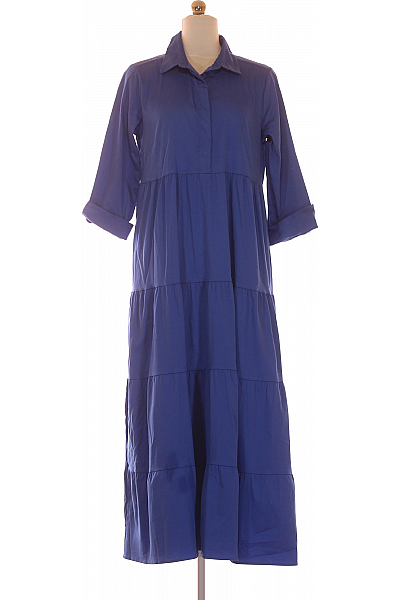 Šaty Modré MILANO Vel. 36