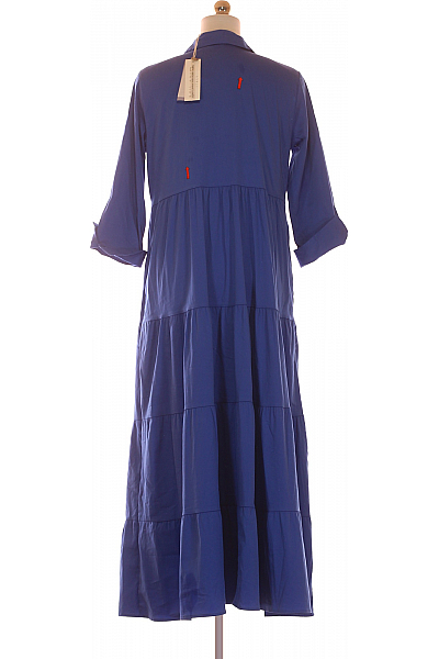 Šaty Modré MILANO Vel. 36