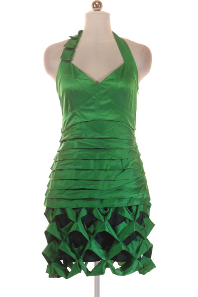 Šaty Hedvábné Zelené Karen Millen Vel.  38