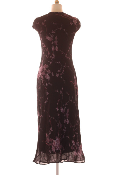  Šaty s Květinovým Potiskem Černé Dorothy Perkins Vel.  44