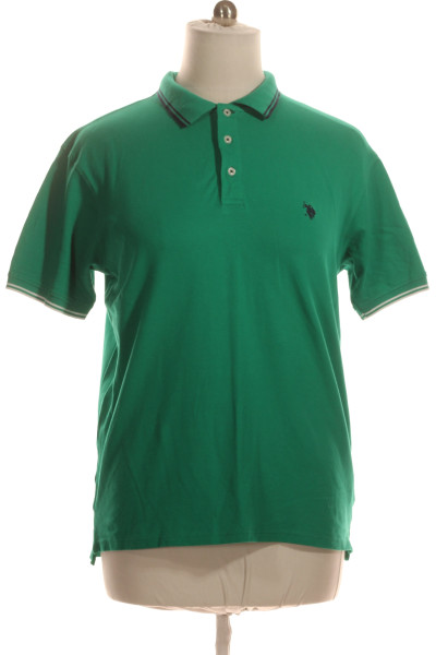 Pánské Tričko Zelené U.S.POLO ASSN. Vel. XL