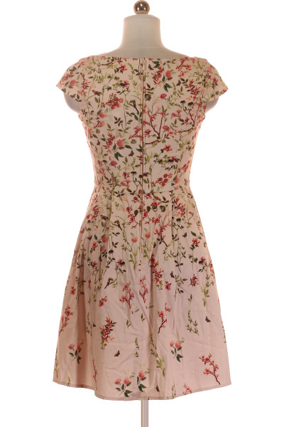  Šaty s Květinovým Potiskem Růžové Orsay Vel. 34