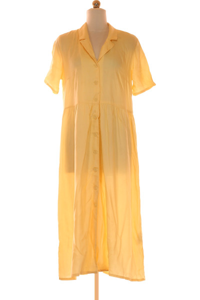 Šaty Žluté Monki Vel. S