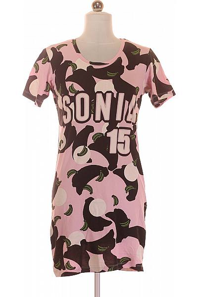 Tričkové  Šaty Růžové Sonia Rykiel Vel. XS