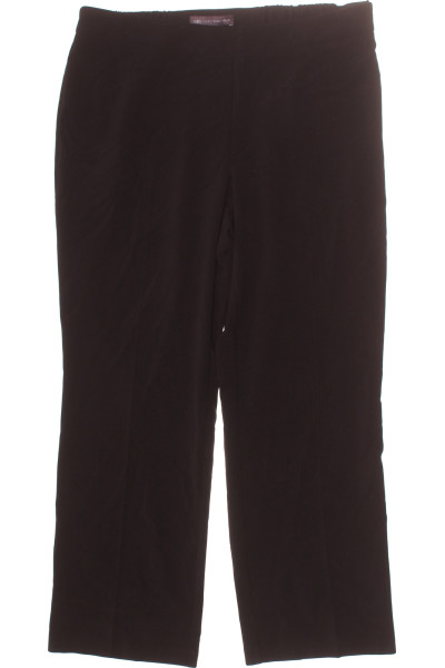 Dámské Kalhoty Rovné Černé Marks & Spencer Vel. 42