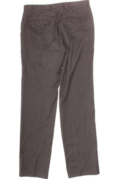 Společenské Pánské Kalhoty Stříbrné Marks & Spencer