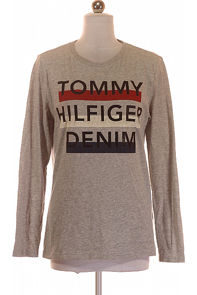 Dámské Tričko Šedé TOMMY HILFIGER Vel. XS