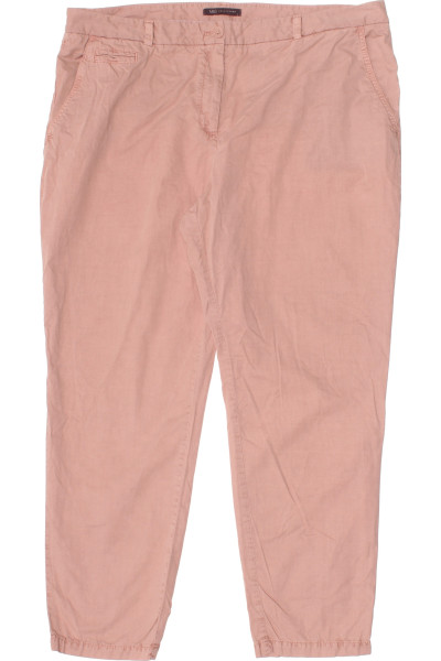Dámské Kalhoty Růžové Marks & Spencer Second Hand Vel.  48