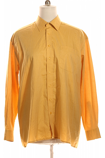 Pánská Košile Jednobarevná Oranžová Paul Smith Vel. 45