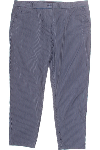 Dámské Kalhoty Rovné Modré Marks & Spencer Vel. 48