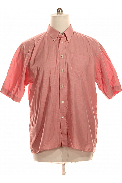 Vzorovaná Pánská Košile Růžová Vel. 44