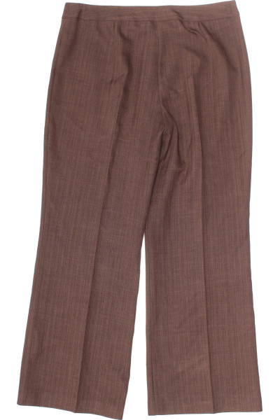 Společenské Dámské Kalhoty Hnědé Marks & Spencer Vel.  40