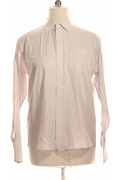 Vzorovaná Pánská Košile Béžová Marks & Spencer Vel. 41